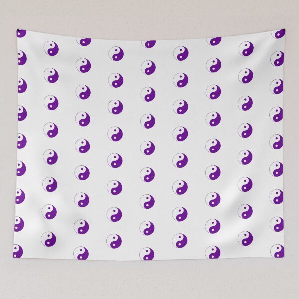 Item preview, Purple Yin-Yang Symbol Taoist Design designed and sold by KarmalBun.