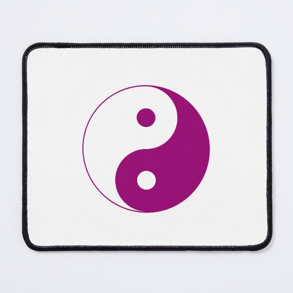 Item preview, Magenta Yin-Yang Symbol Taoist Design designed and sold by KarmalBun.