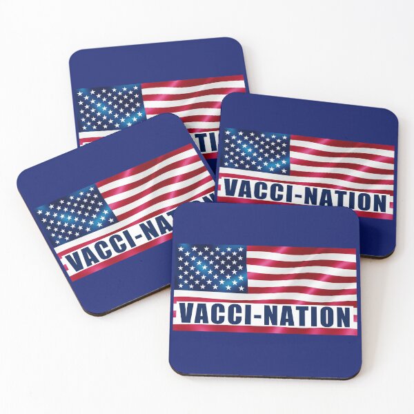 Item preview, USA Flag the Vacci-Nation (Vaccination) designed and sold by Designforoz.