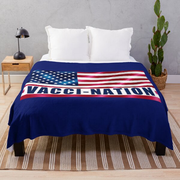 Item preview, USA Flag the Vacci-Nation (Vaccination) designed and sold by Designforoz.