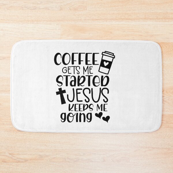 Item preview, coffee gets  me started  designed and sold by IAmTailorMade77.