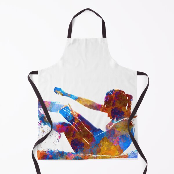 Item preview, Long jump in watercolor designed and sold by paulrommer.