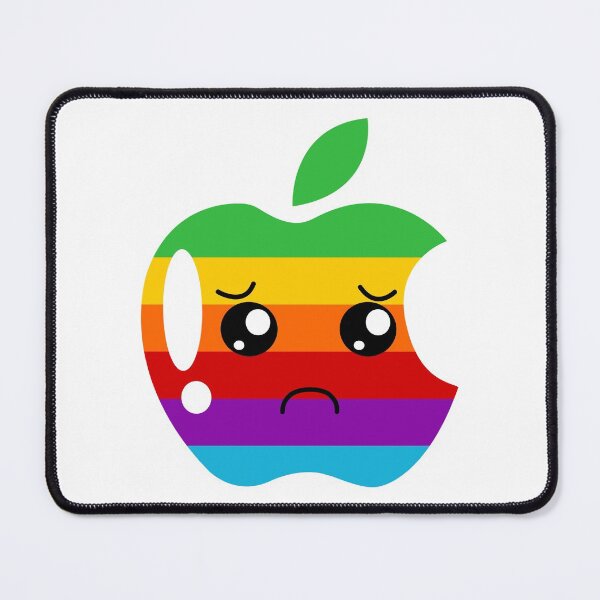 Item preview, Kawaii Retro Sad Apple Rainbow designed and sold by DAFIN.