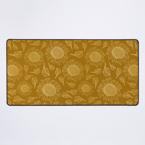 Item preview, Summer Sunflower Pattern - Gold and Mustard Palette designed and sold by Sketchbook Designs.