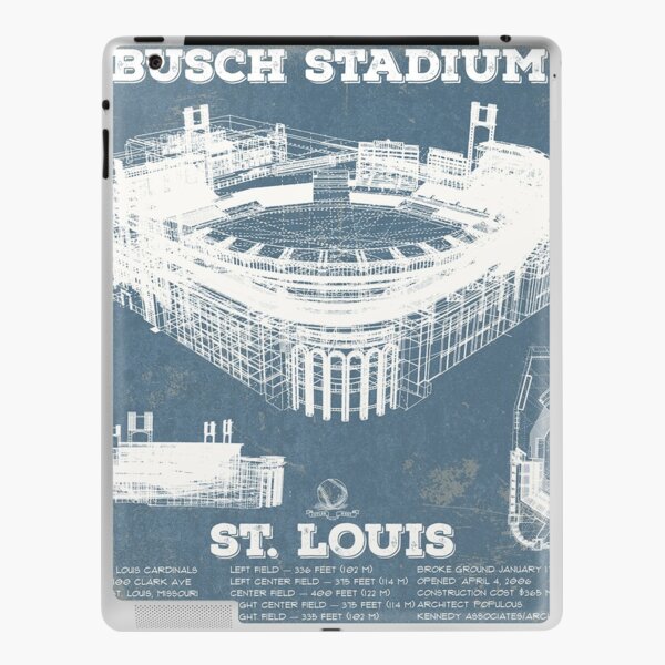 Busch Stadium - St. Louis Cardinals Architecture Poster - the Stadium Shoppe