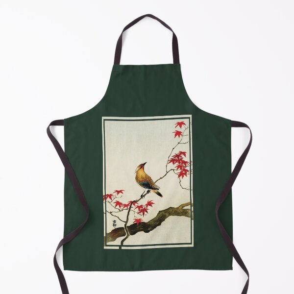 Item preview, Japanese plague bird on maple by Ohara Koson designed and sold by DragonXX.