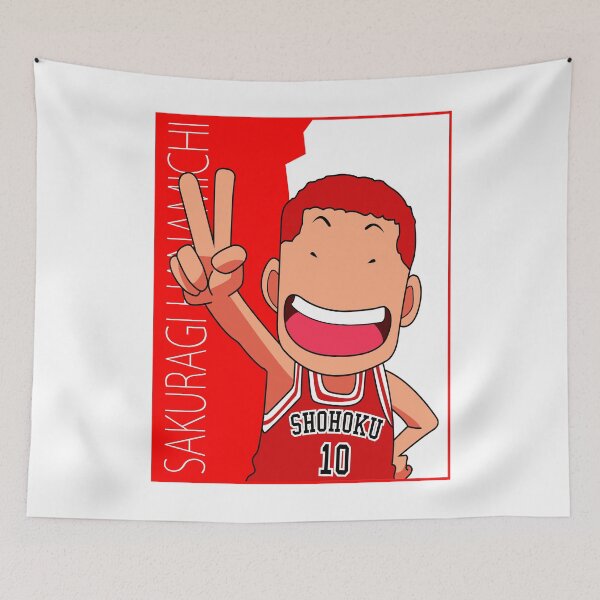 Item preview, sakuragi hanamichi chibi basketball  designed and sold by johnngobosart.