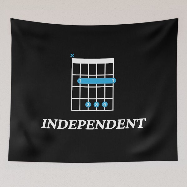 Item preview, B Independent B Guitar Chord Tab Dark Theme designed and sold by nightsworthy.