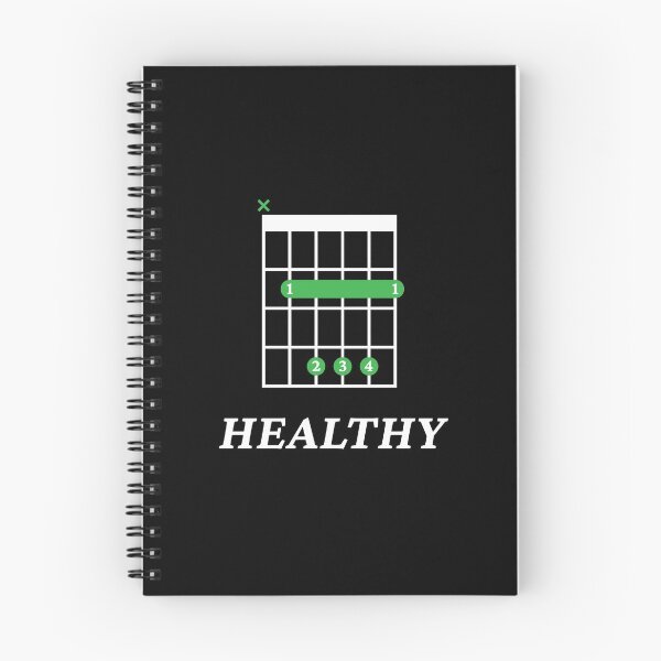 Item preview, B Healthy B Guitar Chord Tab Dark Theme designed and sold by nightsworthy.