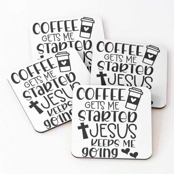 Item preview, coffee gets  me started  designed and sold by IAmTailorMade77.