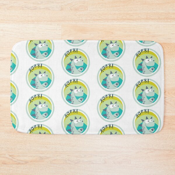 Item preview, Happy Dino Roar in a Colorful background designed and sold by Sen5conway.