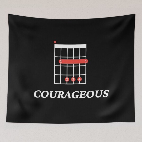 Item preview, B Courageous B Guitar Chord Tab Dark Theme designed and sold by nightsworthy.