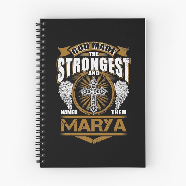 Item preview, Marya Name T Shirt - God Found Strongest And Named Them Marya Gift Item Tee designed and sold by eroscamila.