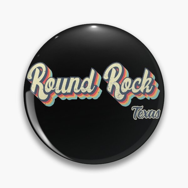 Item preview, Round Rock City Texas Retro Vintage 70s rainbow designed and sold by Teelogic.