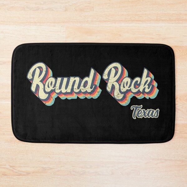 Item preview, Round Rock City Texas Retro Vintage 70s rainbow designed and sold by Teelogic.
