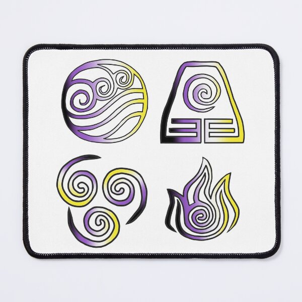 Item preview, Four Elements Non Binary Pride  designed and sold by Fandom-Finesse.