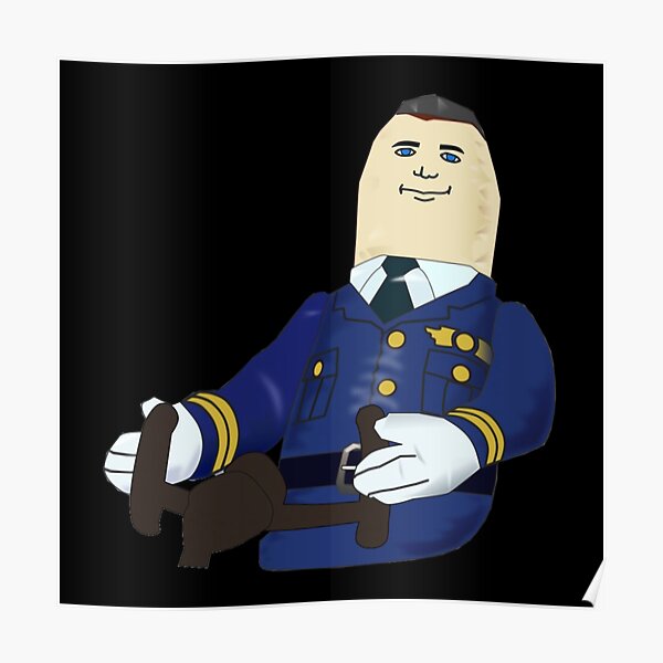 “Otto the Inflatable Pilot” Poster for Sale by claudejeva | Redbubble
