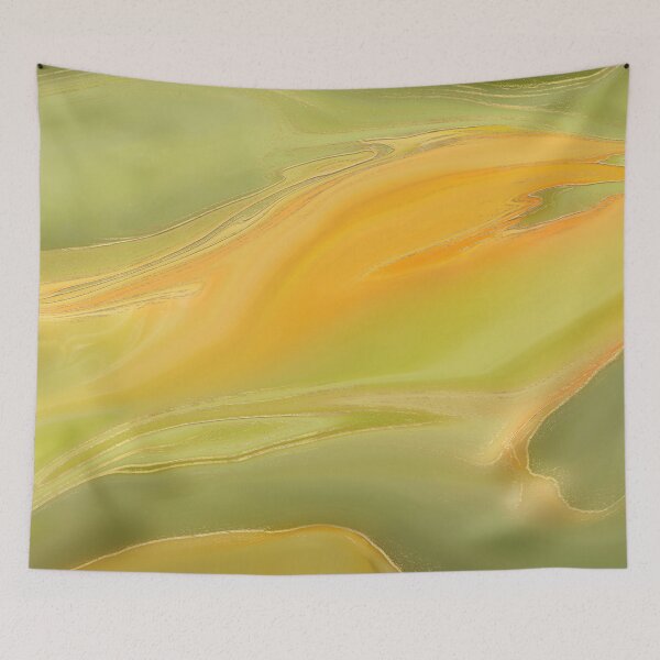 Item preview, Gentle Olive Golden Flow designed and sold by k9printart.