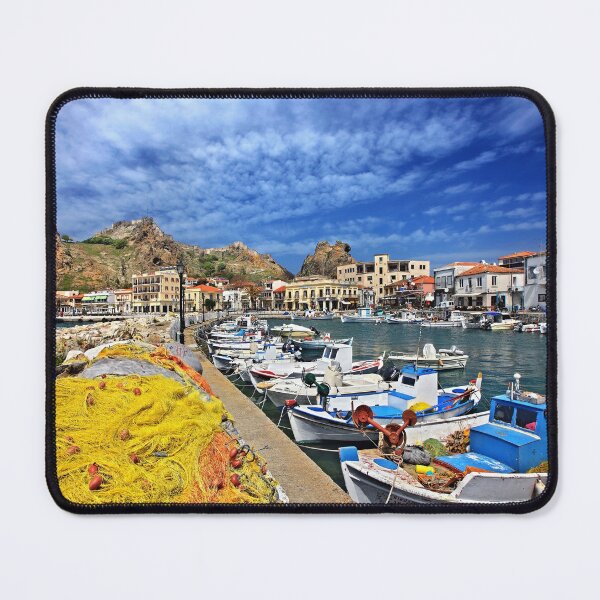 Item preview, The fishing port of Myrina - Lemnos island designed and sold by Hercules Milas.