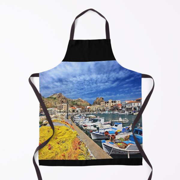 Item preview, The fishing port of Myrina - Lemnos island designed and sold by Hercules Milas.