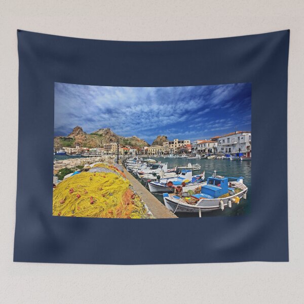 Item preview, The fishing port of Myrina - Lemnos island designed and sold by Hercules Milas.