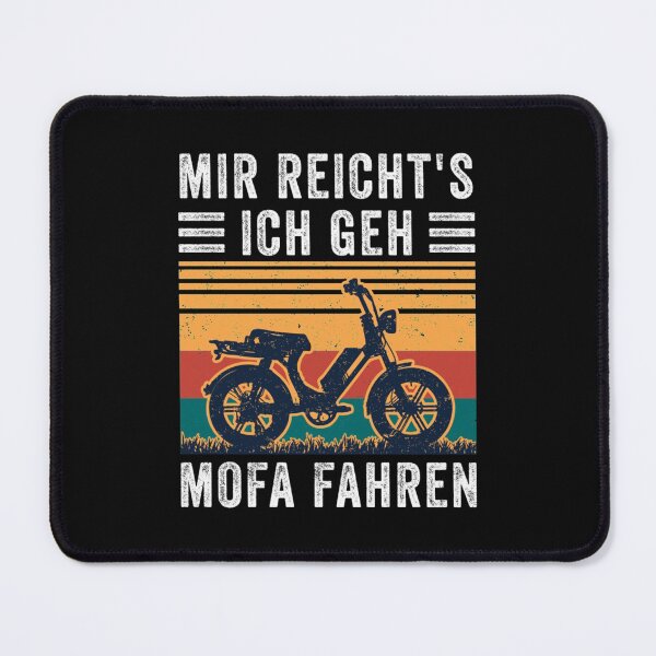 Motorroller Mofa Geschenk Moped Fahrer Mokick Bike Roller Mauspad