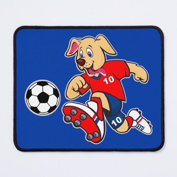 Item preview, Yellow Lab Golden Retriever Cute Dog Soccer Player designed and sold by Bloomoonish.