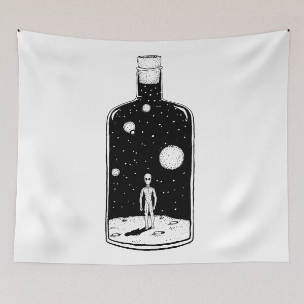 Item preview, alien in a bottle designed and sold by Blue Bouy.