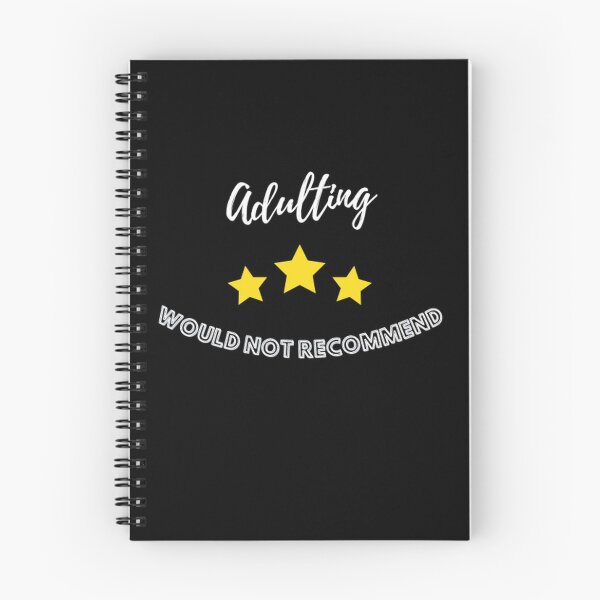 Item preview, Adulting, would not recommend designed and sold by Yassinejayed.