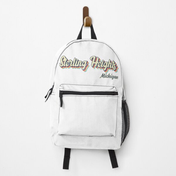 Item preview, Sterling Heights city Michigan Retro Vintage 70s rainbow designed and sold by Teelogic.