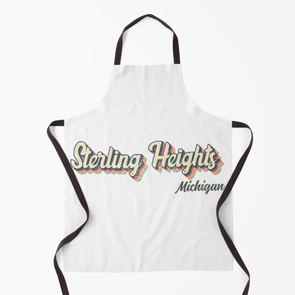 Item preview, Sterling Heights city Michigan Retro Vintage 70s rainbow designed and sold by Teelogic.