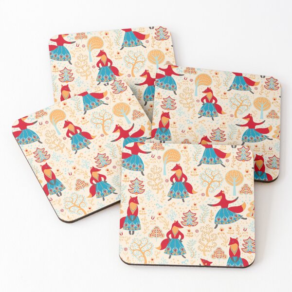 Item preview, Dancing Foxes. designed and sold by Skaska.