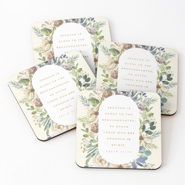 Item preview, PSALM 34:18 designed and sold by Paper Bee Gift Shop.