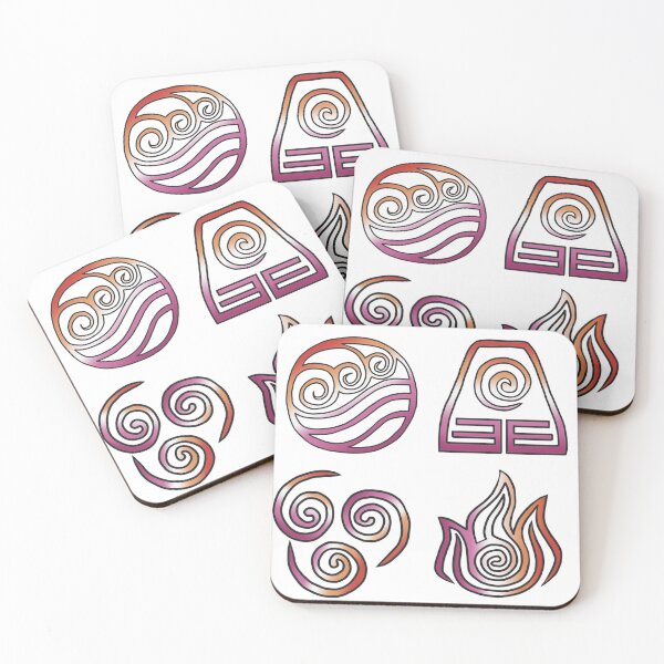 Item preview, Four Elements Lesbian Pride  designed and sold by Fandom-Finesse.
