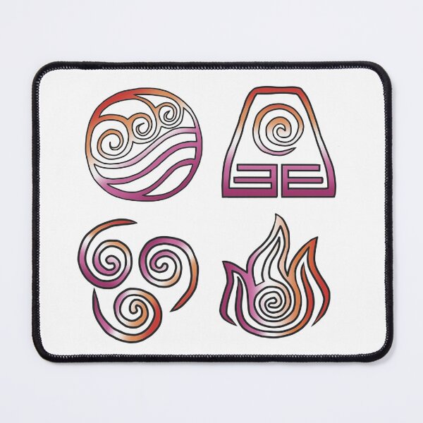 Item preview, Four Elements Lesbian Pride  designed and sold by Fandom-Finesse.