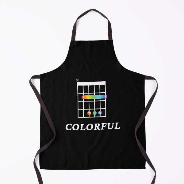 Item preview, B Colorful B Guitar Chord Tab Dark Theme designed and sold by nightsworthy.