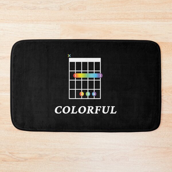 Item preview, B Colorful B Guitar Chord Tab Dark Theme designed and sold by nightsworthy.
