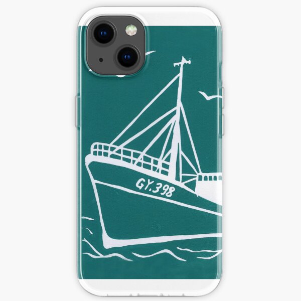 Trawlers Ross Tiger in Turquoise iPhone Soft Case