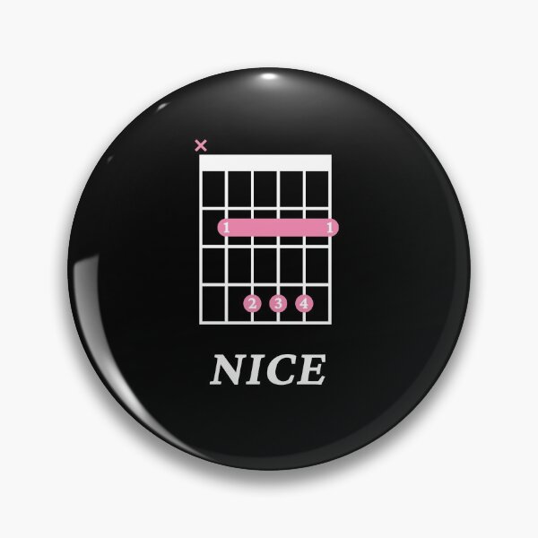 Item preview, B Nice B Guitar Chord Tab Dark Theme designed and sold by nightsworthy.