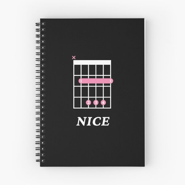 Item preview, B Nice B Guitar Chord Tab Dark Theme designed and sold by nightsworthy.