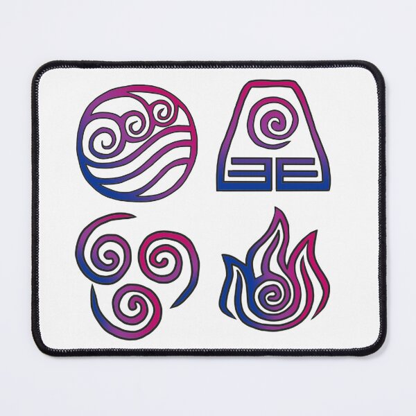 Item preview, Four Elements Bisexual Pride  designed and sold by Fandom-Finesse.