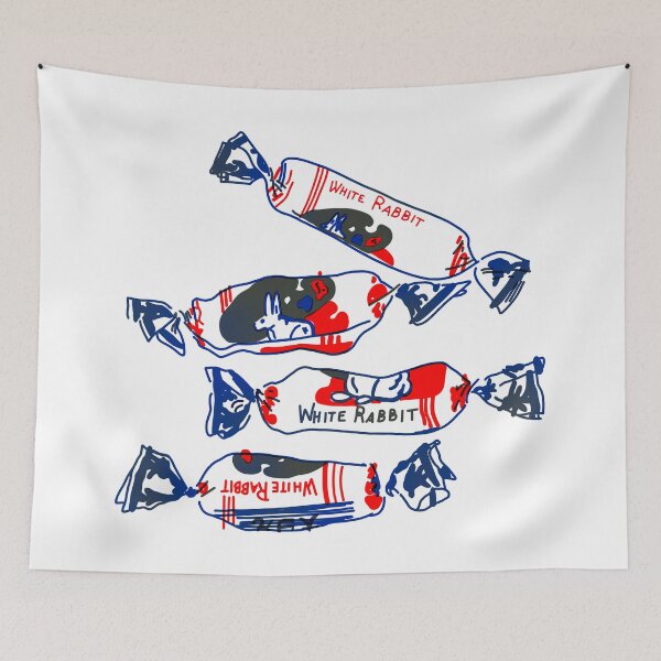 Item preview, White Rabbit Bai Tu Candy Overprint designed and sold by allincolors.