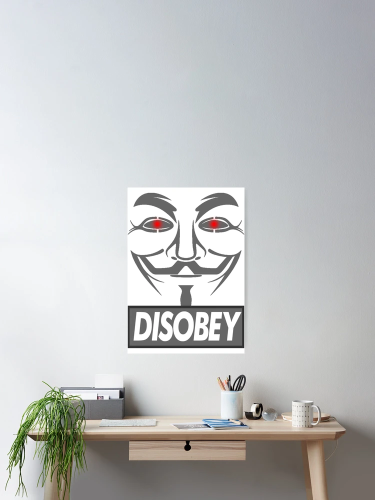 Thumbnail 2 of 3, Poster, Disobey designed and sold by RorykoSmith.