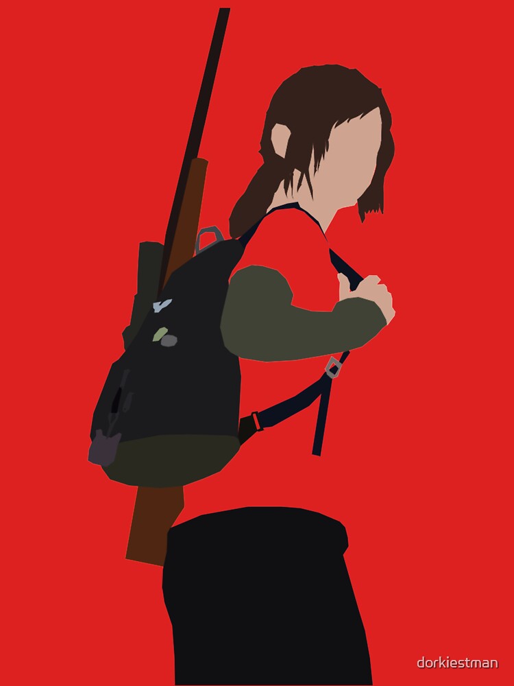 Ellie Last Of Us Minimalist T Shirt By Dorkiestman Redbubble