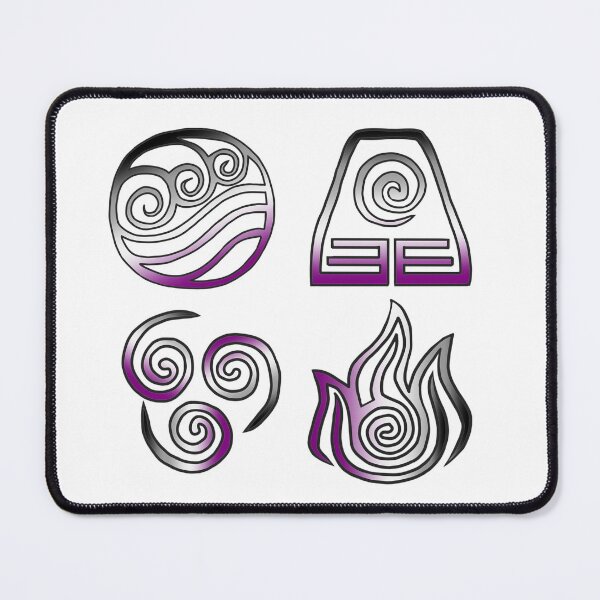 Item preview, Four Elements Asexual Pride designed and sold by Fandom-Finesse.
