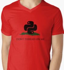 Python Snek - Don't Thread On Me Men's V-Neck T-Shirt