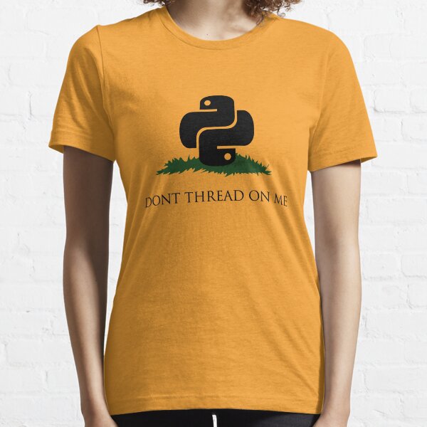 Python Snek - No me hagas hilos Camiseta esencial