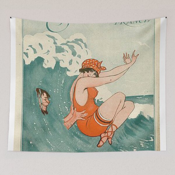 Aperçu de l'œuvre Savy 1917 Beauté au bain Le Sourire créée et vendue par TheresePerry.