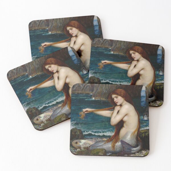Item preview, John William Waterhouse - The mermaid designed and sold by Vivanne-art.
