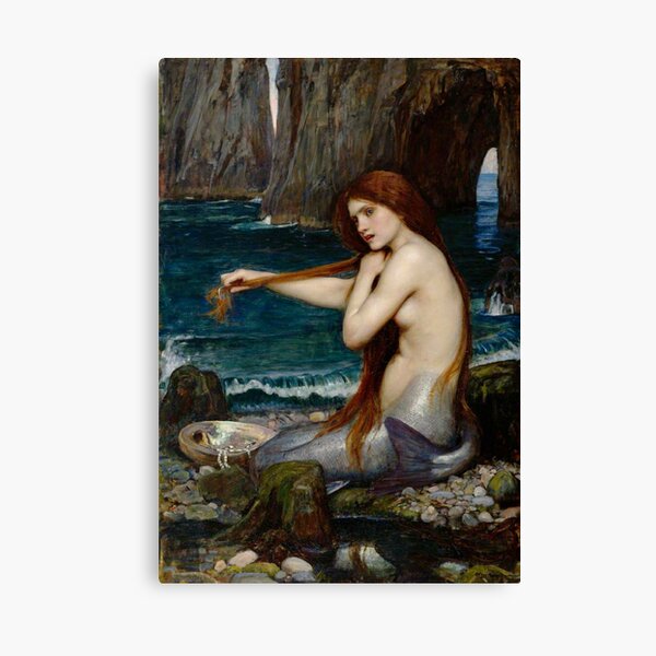 Item preview, John William Waterhouse - The mermaid designed and sold by Vivanne-art.